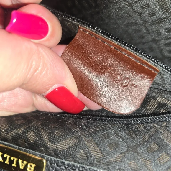 Euc Bally vintage black and brown woven leather backpack Bag - Picture 9 of 9